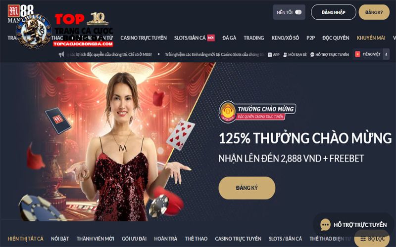 Khám phá các sản phẩm cá cược đáng thử nhất tại M88