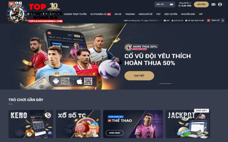 M88 – Ông lớn cá cược bóng đá lâu đời và uy tín M88 – Ông lớn cá cược bóng đá lâu đời và uy tín