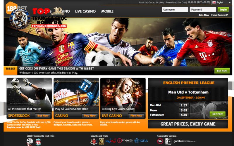 188BET – Cập nhật kèo sớm, nhiều dữ liệu phân tích 188BET – Cập nhật kèo sớm, nhiều dữ liệu phân tích